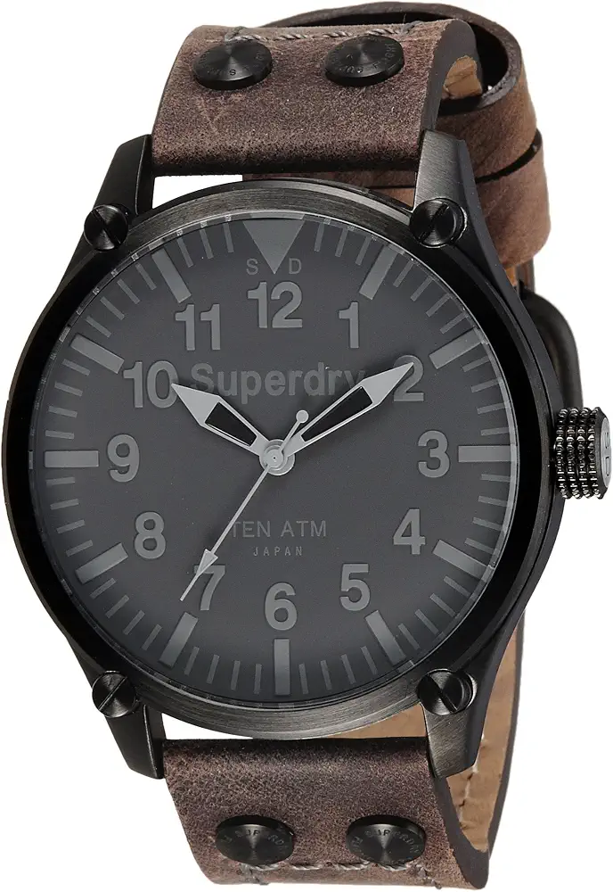 Superdry Analog Black Dial Men's Watch - SYG151E